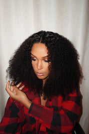 Tasha – Glueless Kinky Curly 4x4 Lace Front Wigs