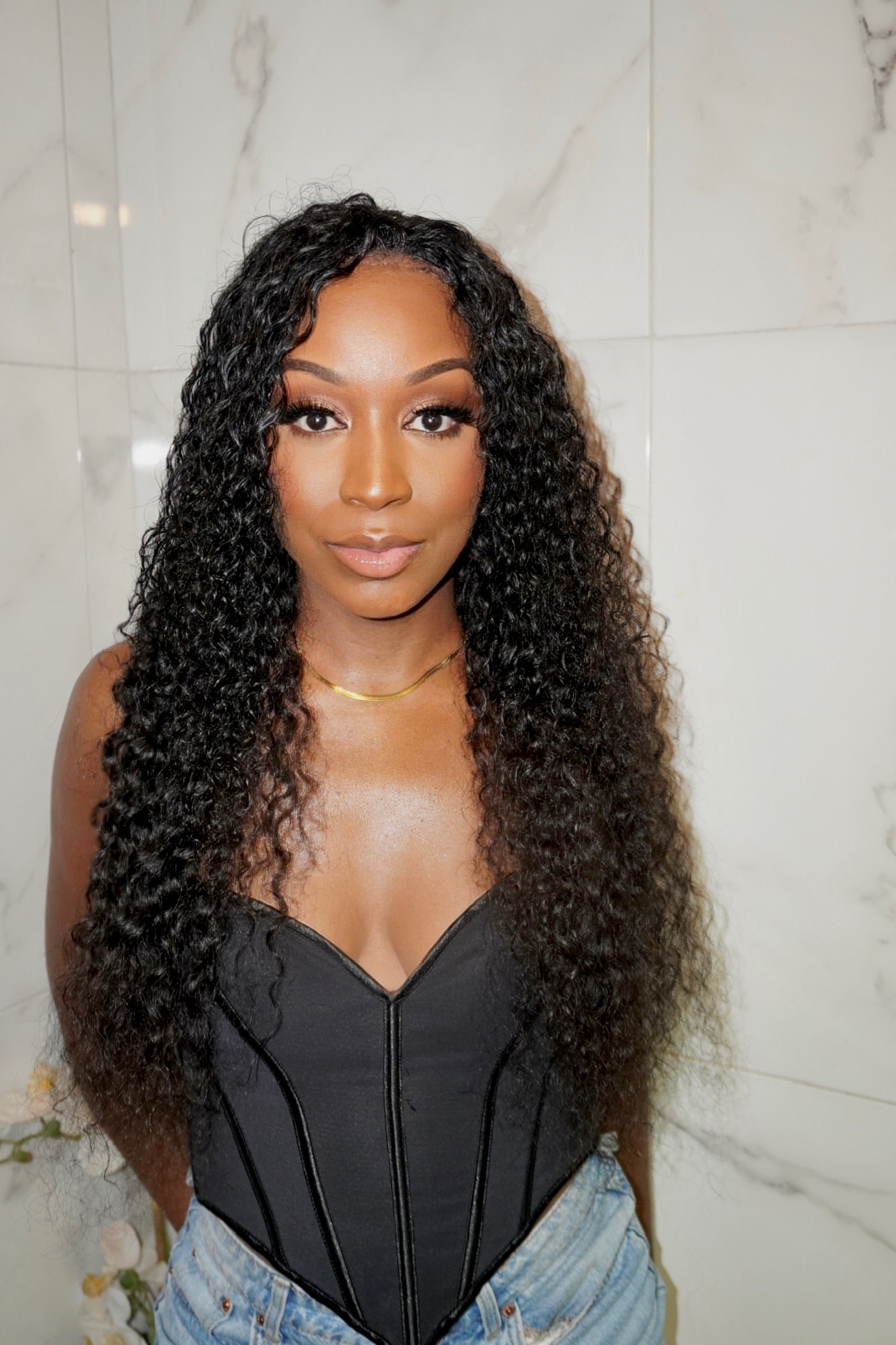 Nicki – Glueless Water Wave 5x5 Lace Front Wigs