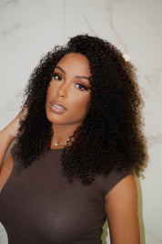 Tasha – Glueless Kinky Curly 4x4 Lace Front Wigs