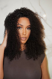 Tasha – Glueless Kinky Curly 4x4 Lace Front Wigs